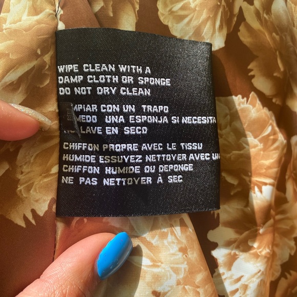 GUESS - brown leather jacket - Picture 8 of 8